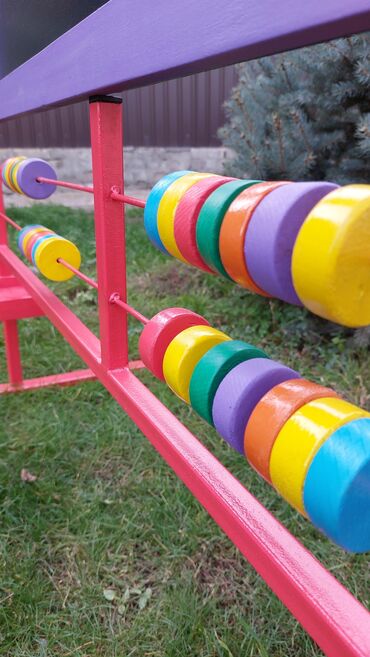 Игрушки: Доска меловая + Счёты! Доска двусторонняя!!! Для Детского садика! — 6