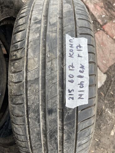 Шины: Шины 215 / 60 / R 17, Лето, Б/у, Комплект, Легковые, Michelin