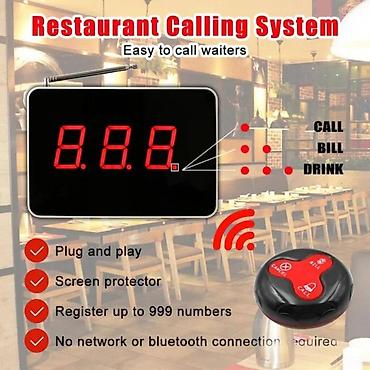 Biznes üçün avadanlıq: Restoranlar üçün simsiz zəng monitoru Bu məhsul restoranlar üçün — 5