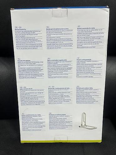 Medicinski nameštaj: Pomoćna ručka za ustajanje iz kreveta – MaxVitalis - Stabilna — 13