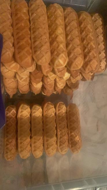 Кондитерские изделия, сладости: Вафельные трубочки «Калам» с начинкой - Домашние вафельные трубочки — 8