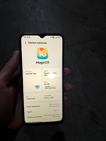honur x6b: Honor X6b, 256 GB, rəng - Qara, İki sim kartlı, Face ID, Barmaq izi — 3