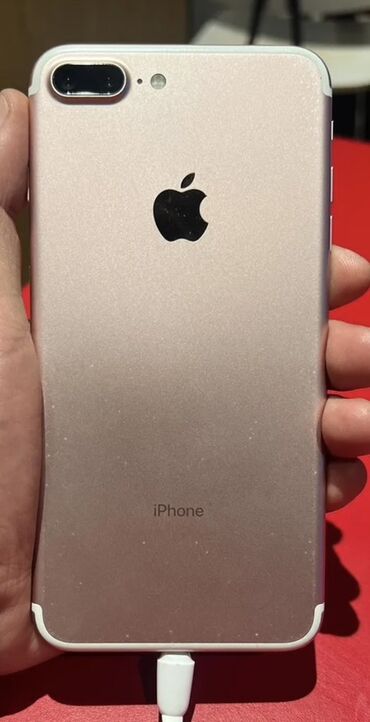 айфон se: IPhone 7 Plus, Б/у, 32 ГБ, Rose Gold, Кабель