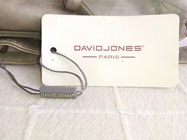 Torbe: DAVID JONES Crossbody Tašna - Zlatno Bež * Novo! Original "David — 6