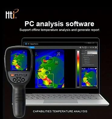 Digər ölçmə cihazları: Termal görüntü kamerası. Model: HTI HT-18+ Temperaturu ölçmək və — 3