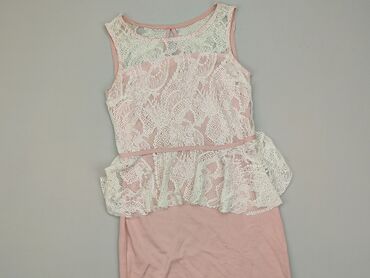 bluzki damskie pudrowy róż: Dress, XS (EU 34), condition - Good