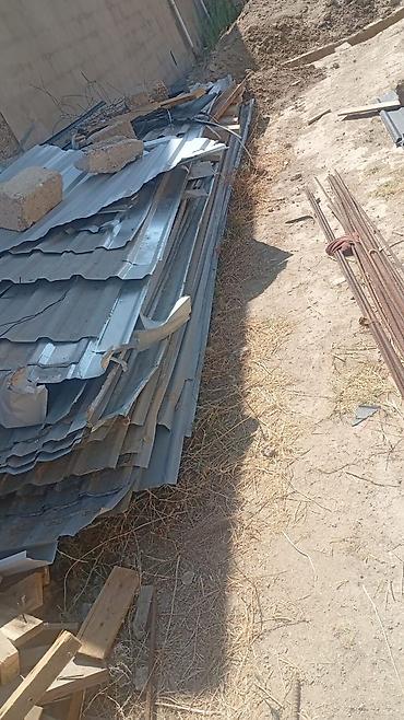 100×100 profil: 5 metr və 6 metr uzunluğunda kv 4 azn 042 profnastil, təmiz 045 — 2