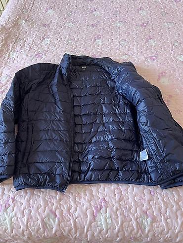 Куртки: Лёгкая пуховая куртка Uniqlo Ultra Light Down, цвет тёмно-синий — 5