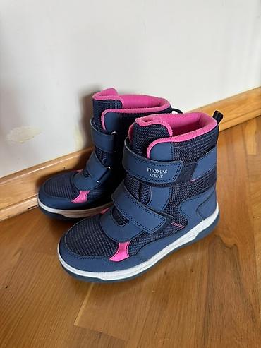 mövsümi botinkalar: Uşaq qış ayaqqabıları – Thomas Graf Size 35 - Rəng: tünd göy (navy) – — 2