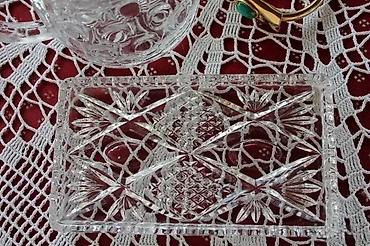 Ostalo posuđe: Kristalne pravougaone posude 2 komada. Prekrasne kristalne posude — 6