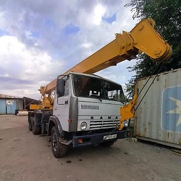 ысык куле: Автокран, Камаз, 20 м — 1