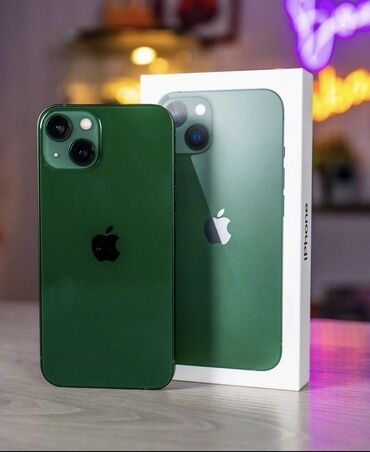 айфон 13 цена ош бу: IPhone 13, Колдонулган, 512 ГБ, Жашыл, Коргоочу айнек, Кабель, Куту, 92 %
