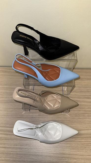Tuflilər: NURU-MODA qadın slingback tufliləri - Model: kəsik arxalı — 2