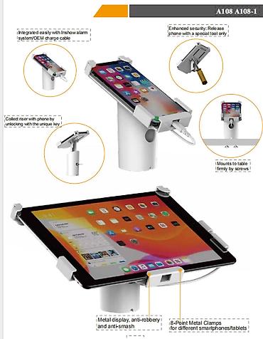 Другие аксессуары для мобильных телефонов: Антикражный зарядный Контроллер INSHOW A3083 для защиты 8 устройств — 7