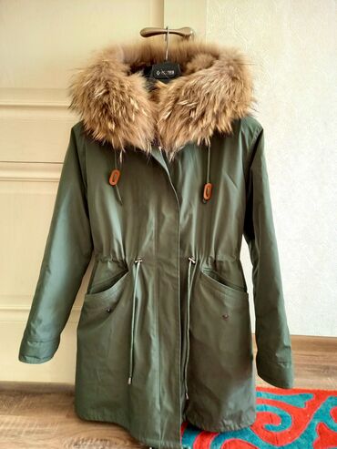 зимние женские куртки купить бишкек: Парка, Зима, С отстегивающейся подкладкой, 2XL (EU 44)
