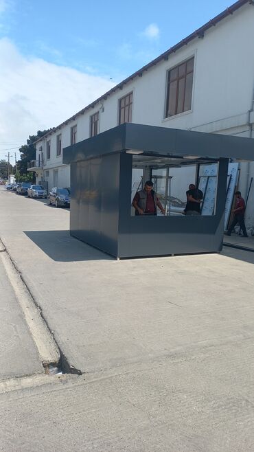 Butkalar, köşklar: ŞÜŞƏLİ MÜHAFİZƏ KABİNLƏRİ. MÜHAFİZƏLƏR ÜŞÜMƏSİN VE SƏRİN YERDƏ — 25