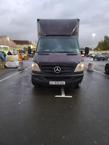 sprinter 516 2011: Грузовой фургон Mercedes-Benz Sprinter с тент-фургоном и гидробортом — 1