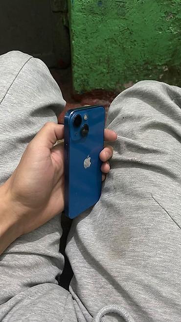iphone 13 mini lalafo: IPhone 13 mini, Б/у, 128 ГБ, Синий, 78 % — 1