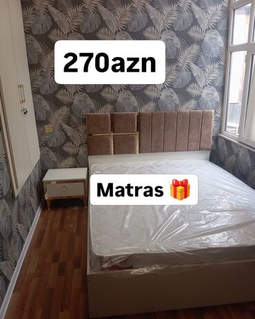 taxt döşəkləri: Yeni, İkinəfərlik çarpayı, Matras ilə