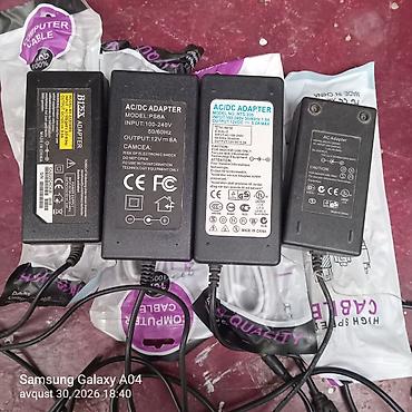 AC/DC Adapterlər — müxtəlif modellər və güclər .4 .ədədi birlikdə