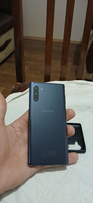 samsung gt s3500: Samsung Note 10, 256 GB, rəng - Mavi, Barmaq izi, Simsiz şarj, İki sim kartlı