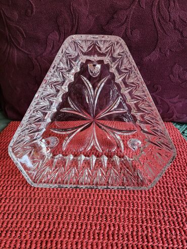 Ostalo posuđe: Bombonijera nova,kristal Zajecar 70te. Bombonijera kristalled — 15