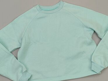błękitna bluzki: Sweatshirt, SinSay, XS (EU 34), condition - Good