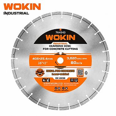 Kəsici disklər: №: 3264 Məhsulun adı: Beton kəsici almaz disk Wokin 45025.4 Brend — 1