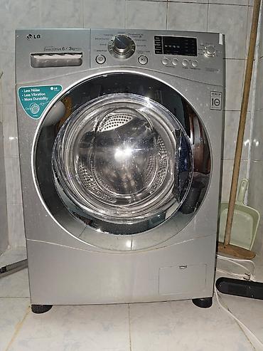 lg televizor: Paltaryuyan maşın LG, 6 kq, İşlənmiş, Avtomat, Kredit yoxdur, Ödənişli çatdırılma, Ünvandan götürmə — 1