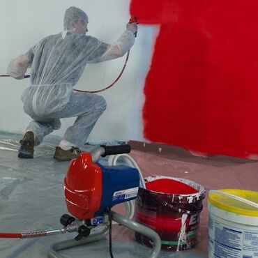ремонт покраска стен: Покраска стен, Покраска наружных стен, На масляной основе, На водной основе, Больше 6 лет опыта