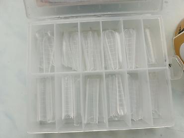 ağ dirnaq modelleri: Starlet Professional Polygel Nail Forms + kağız dırnaq formaları seti — 2