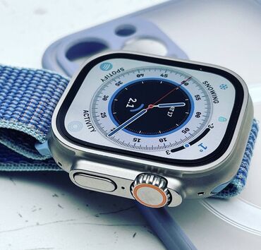 ultra watch: Shok endirim 110 azn yox cemi 71 azn apple watch 8 ultra - bire bir