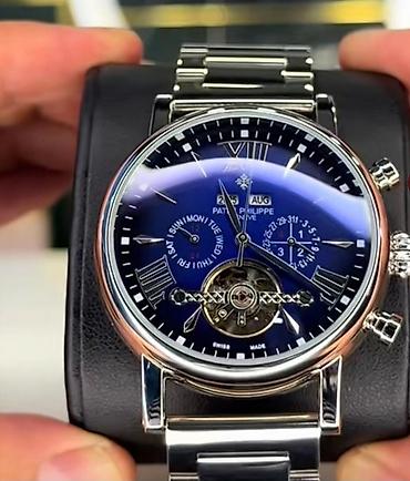 saat romanson: Yeni, Qol saatı, Patek Phillipe, rəng - Göy — 5