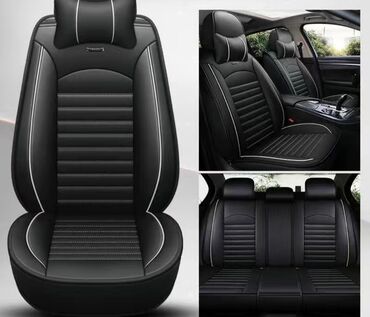 спринтер мерс бортовой: Чехлы Экокожа, С подушкой, цвет - Черный, Universal Seat cover