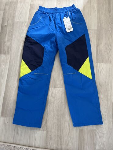 детские штаны: Джинсы и брюки, цвет - Синий, Новый