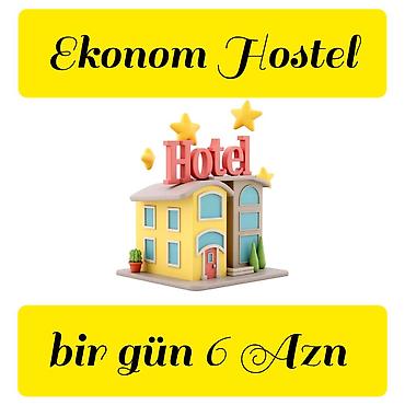binə əmlak: EM Hostel Baku 6 nəferlik ekonom otaqda bir yataq cəmi 6 Azn. Tek — 1