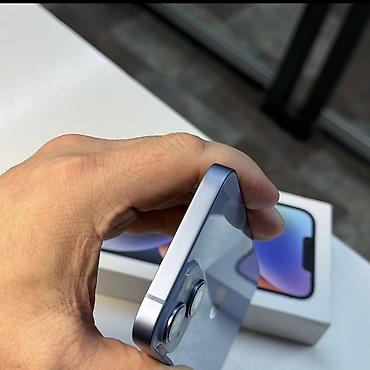 sade telefon: IPhone 14, Mavi, Simsiz şarj — 4