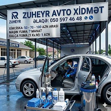 buraxılış paltarları b: ZUHEYR AVTO XİDMƏT – peşəkar avtoyuma və təmizlik Xidmətlər: - Maşın — 1
