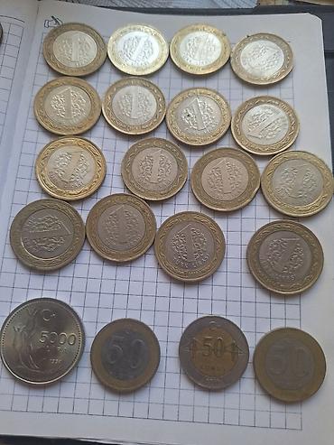 Sikkələr: Kolleksiya üçün qarışıq metal pullar dəsti Tərkib: - Türkiyə — 1