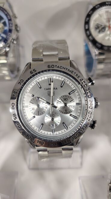 Qol saatları: Yeni, Qol saatı, Tag Heuer, rəng - Gümüşü — 1