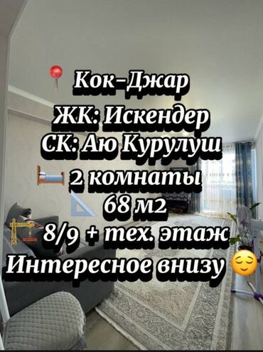 Продажа квартир: 2 комнаты, 68 м², 106 серия улучшенная, 8 этаж, Евроремонт