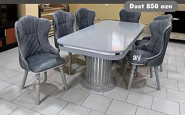 sdullar: Kvadrat masa, Qonaq otağı üçün, 6 nəfər — 1