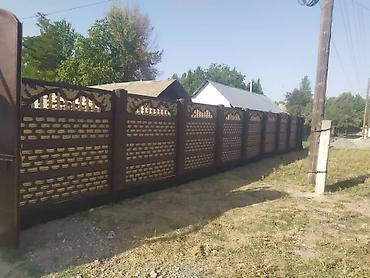 Бетонные еврозаборы: Бетонный еврозабор, Другой бренд, Декоративный, Новый, Оптом,Безналичный расчет — 10