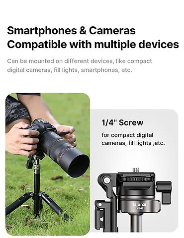 Stativi za telefone: Ulanzi MT-42 mini tronožac za telefone i kamere - Kompatibilnost — 11