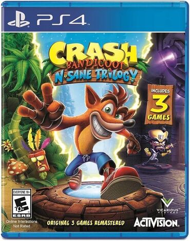 Игры для PlayStation: CRASH Bandicoot N-Sane Trilogy - Оригинальный диск !!! В Crash