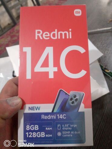 8гб ddr3: Redmi, Redmi 14C, Новый, 128 ГБ, цвет - Черный