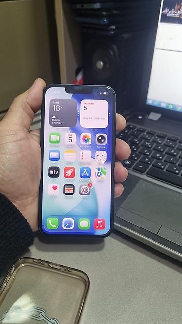 iphone ekran səkilləri: IPhone 13, 128 GB, Midnight, Face ID — 3