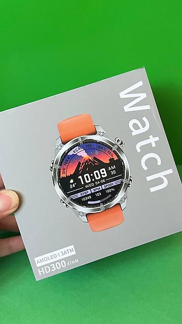 смарт кольцо: HD300 Outdoor Smartwatch Основное: - Яркий AMOLED‑дисплей 466×466 — 7