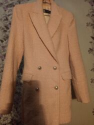 Balıq qulağı: Palto, Zara, XS, rəng - Bej