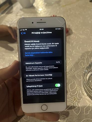 ikinci əl telfon: IPhone 8 Plus, 256 GB, Qızılı, Barmaq izi — 2